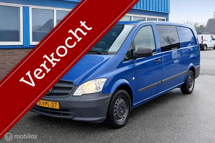 Mercedes Vito Bestel 110 CDI * DUBBEL CABINE *, Auto's, Bestelauto's, Bedrijf, Airconditioning, Alarm, Centrale vergrendeling