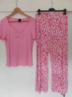 luxzuz one two shirt +  wijde broek made in italy maat 44, Made in Italy, Maat 42/44 (L), Ophalen of Verzenden, Zo goed als nieuw