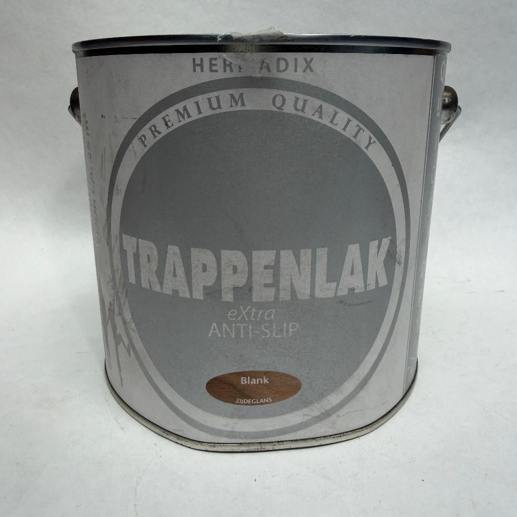 Hermadix Trappenlak Extra Anti-slip Blanke Lak Verf 2.5L, Wit, Nieuw, Hermadix, Hermadix