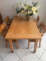 Eettafel set, Ophalen, Zo goed als nieuw, 4 tot 6 stoelen