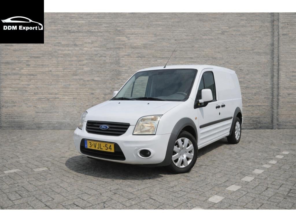 Ford Transit Connect T200S 1.8 TDCI AIRCO/TREKHAAK, Auto's, Stof, Gebruikt, 4 cilinders, Wit
