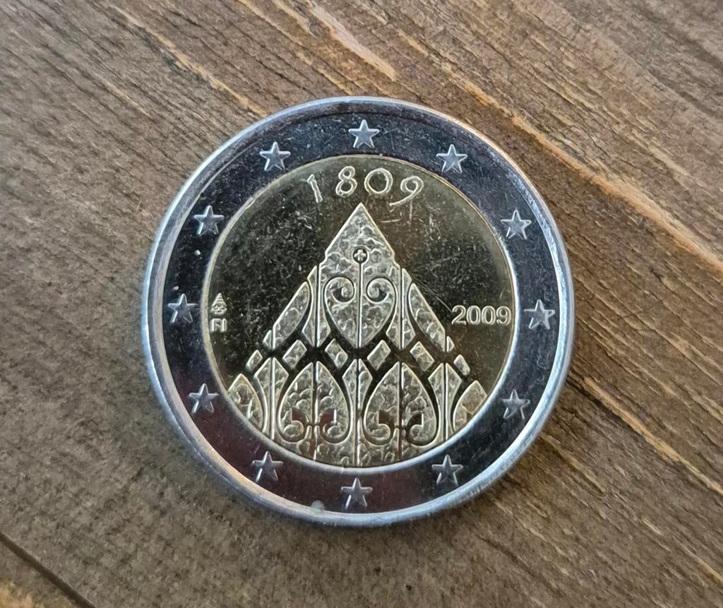 2 euro munt (zeer zeldzaam), Ophalen of Verzenden, Finland, 2 euro, Losse munt