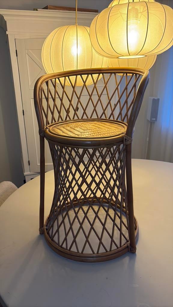 Rotan plantenstandaard, Ophalen of Verzenden, Zo goed als nieuw