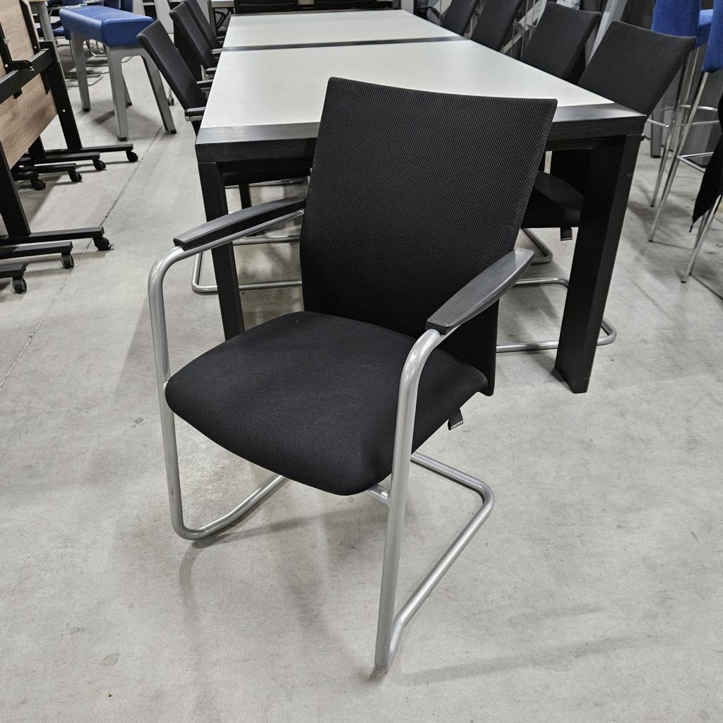 Haworth vergaderstoelen - zwarte stof, Niet ingevuld, Gebruikt, Niet ingevuld, Niet ingevuld