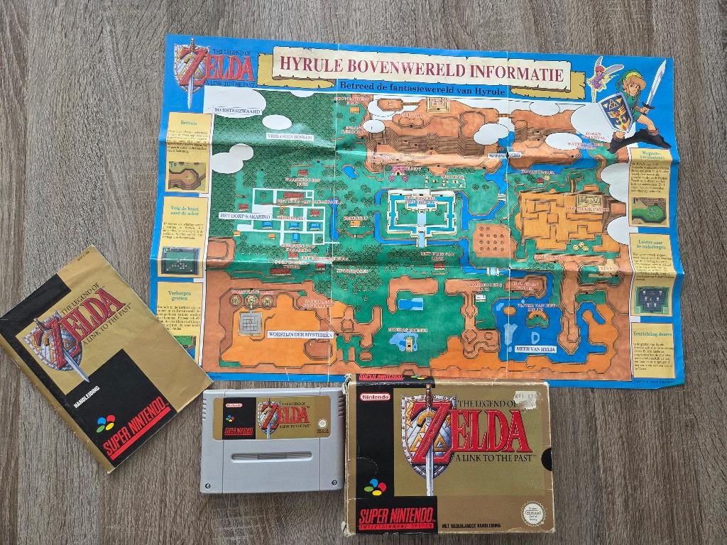 The Legend of Zelda: A Link to the Past met kaart (CIB), Spelcomputers en Games, Games | Nintendo Super NES, Avontuur en Actie