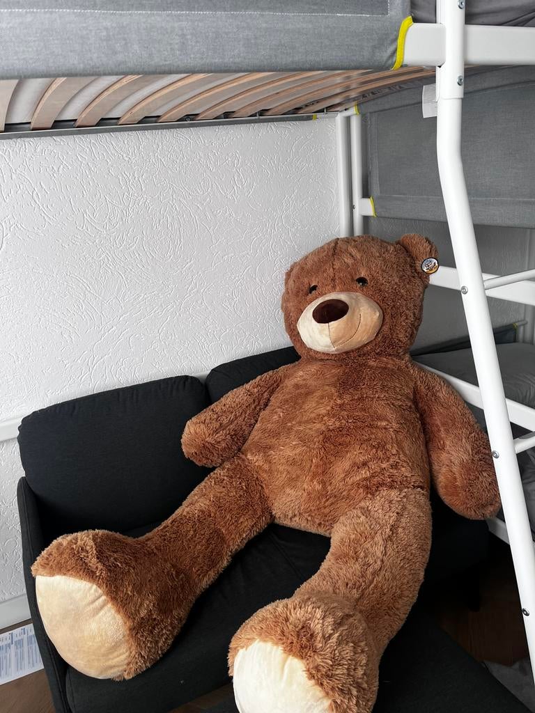 Grote XXL Teddy beer, Ophalen of Verzenden, Zo goed als nieuw, Stoffen beer, Overige merken