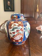 Porseleinen Imari gemberpot, Wit, Aardewerk of Porselein, Ophalen of Verzenden, Zo goed als nieuw