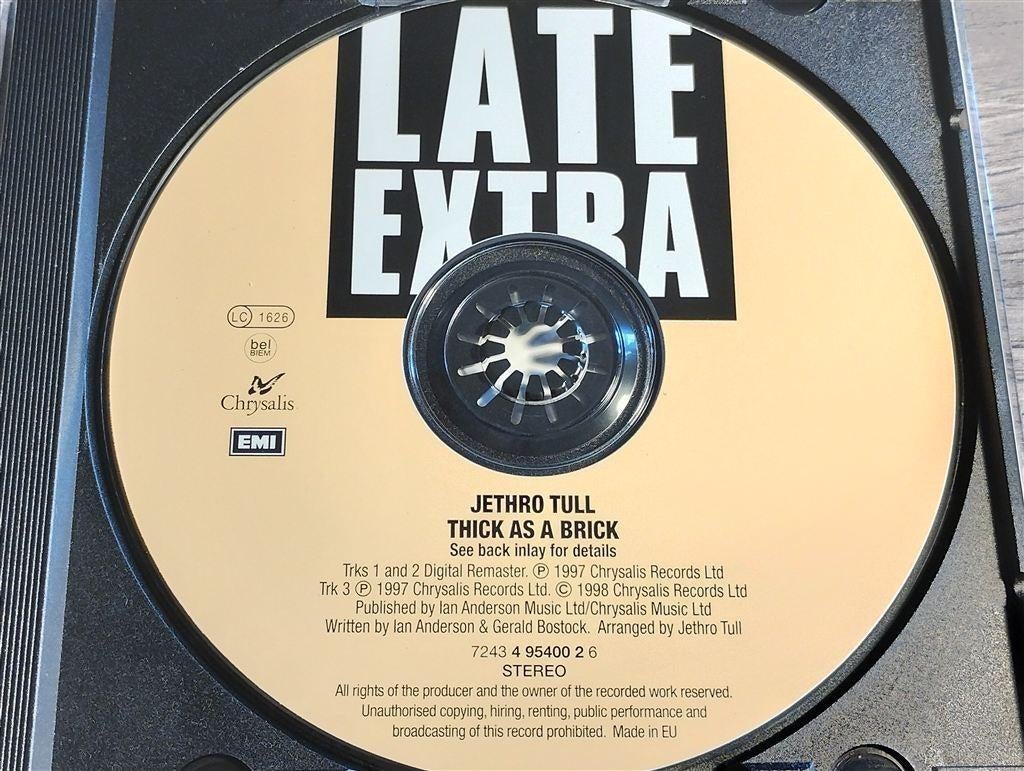 Jethro Tull ‎– Thick As A Brick [Remastered], Ophalen of Verzenden, Zo goed als nieuw, Poprock