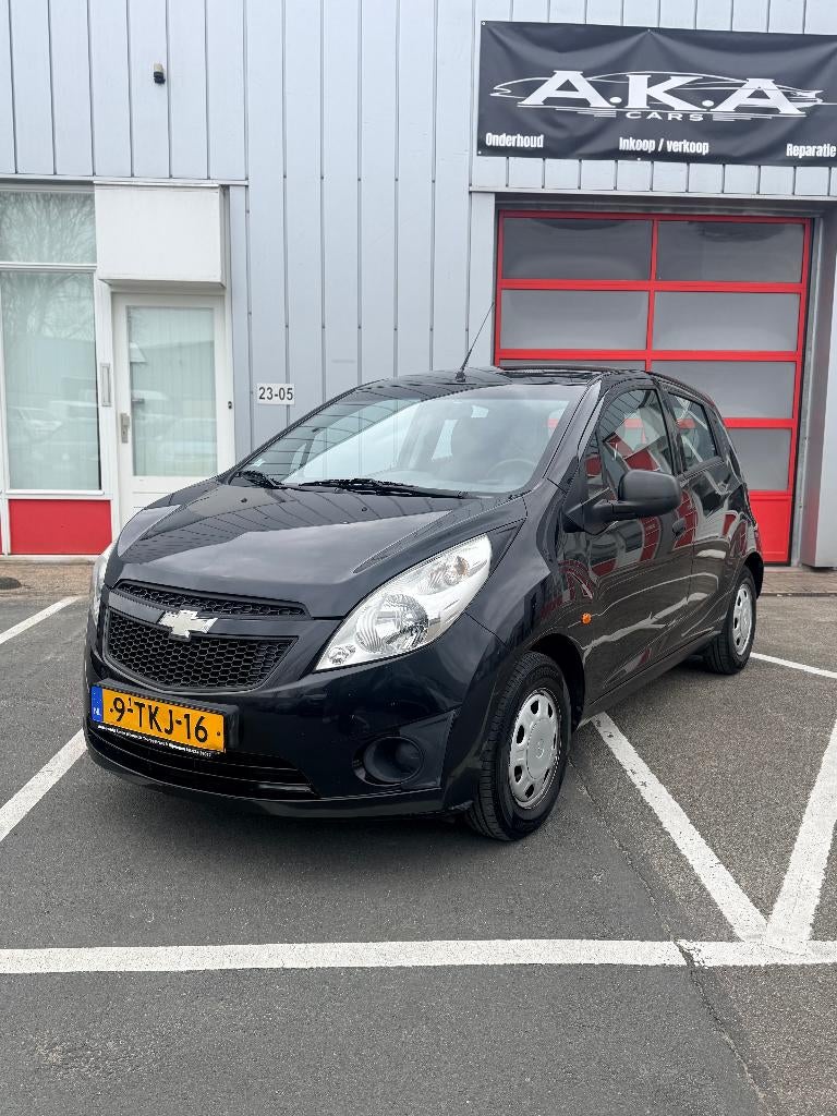 Chevrolet Spark 1.0 LPG  - 164977KM NAP - APK 03-2027, Euro 5, 37 €/maand, Zwart, 4 cilinders