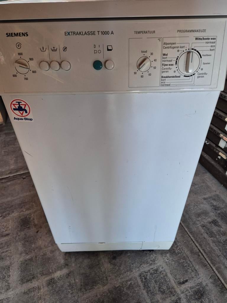 Nette Siemens bovenlader wasmachine - compact en goed, Witgoed en Apparatuur, Wasmachines, Ophalen, 6 tot 8 kg, Bovenlader, 85 tot 90 cm
