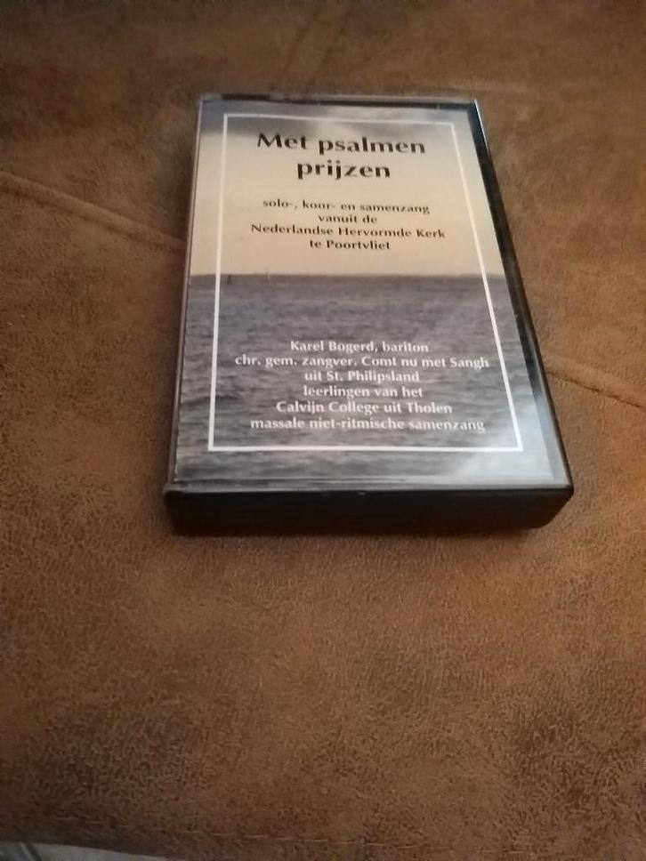 casettebandje met psalmen prijzen solo koor  samenzang, Cd's en Dvd's, Cassettebandjes, Gebruikt, Origineel, Religie en Gospel