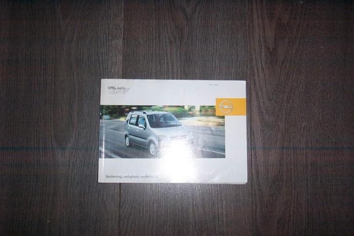 Gebruikershandleiding OPEL AGILA type A   2000/2007, Auto diversen, Handleidingen en Instructieboekjes, Ophalen of Verzenden