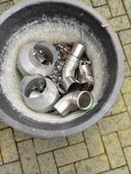 RVS en aluminium buizen + muurbeugels, Ophalen, Bochten, 60 tot 80 mm, Minder dan 2 meter