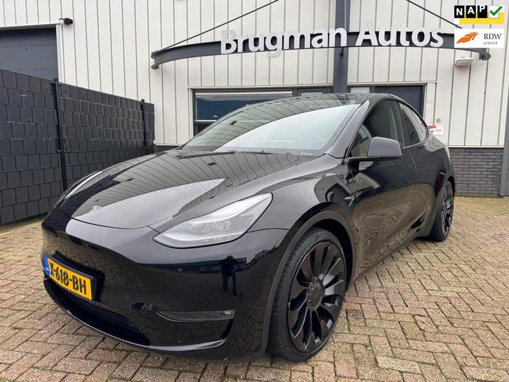 Tesla Model Y Performance AWD 75 kWh, Auto's, Tesla, Bedrijf, Te koop, Model Y, 4x4, ABS, Adaptive Cruise Control, Airbags, Airconditioning
