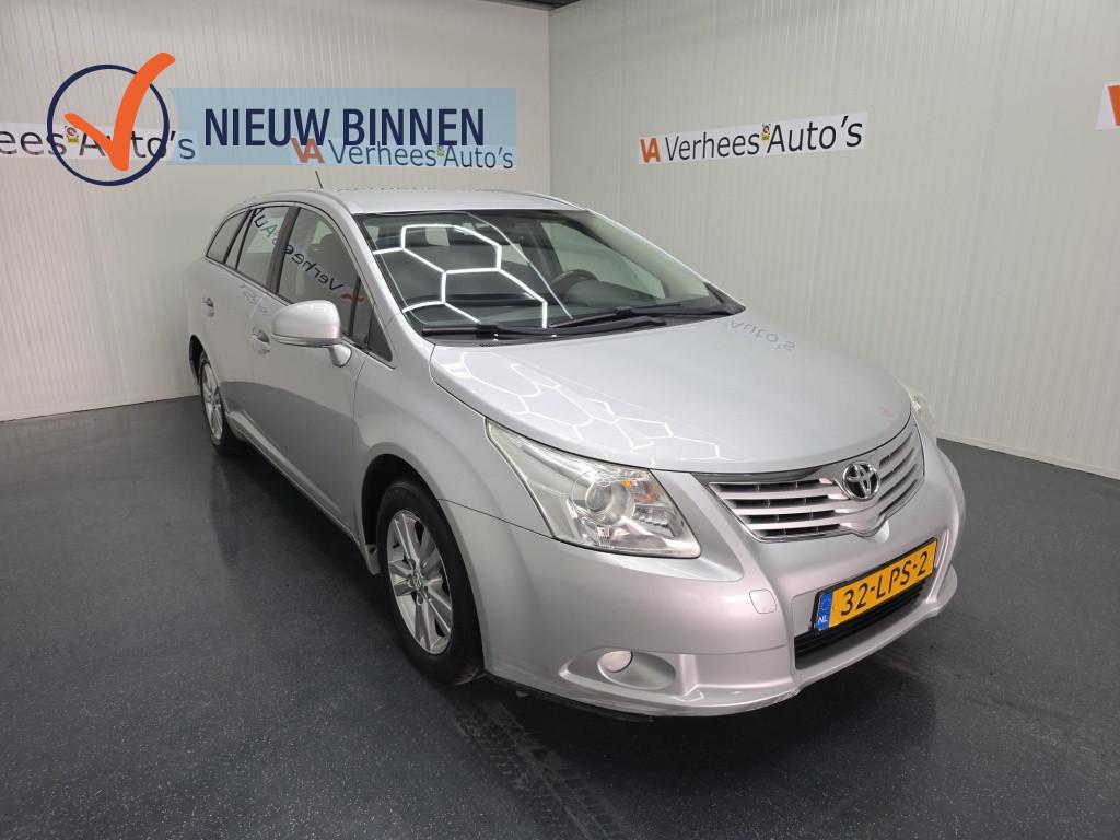 Toyota Avensis wagon 1.8 VVTi Dyn. Bns Sp (bj 2010), Zwart, 4 cilinders, Origineel Nederlands, Handgeschakeld