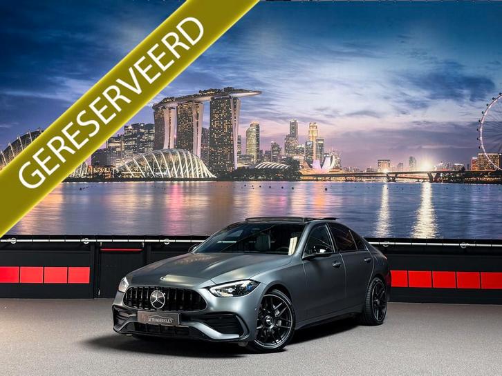 Mercedes-Benz C-Klasse C300 e AMG Designo|Memory|HeadUp|Sfee, Auto's, Mercedes-Benz, Bedrijf, Te koop, C-Klasse, 360° camera, ABS