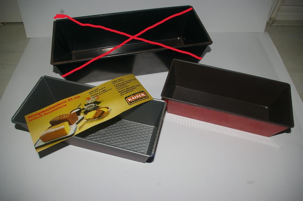 Twee nieuwe bakblikken., Huis en Inrichting, Keuken | Keukenbenodigdheden, Ophalen of Verzenden, Nieuw