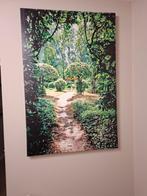 Tuinschilderij Groen Bospad, Ophalen, Zo goed als nieuw