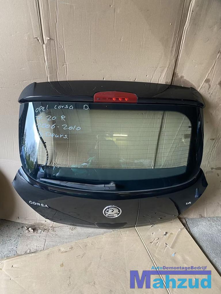 OPEL CORSA D Zwart Z20R Achterklep slot ruitenwissermotor, Auto-onderdelen, Gebruikt, Deur, Opel Automobile GmbH, Ophalen of Verzenden
