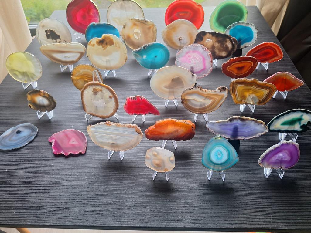 Agaat schijven, Ophalen of Verzenden, Zo goed als nieuw, Bakvorm