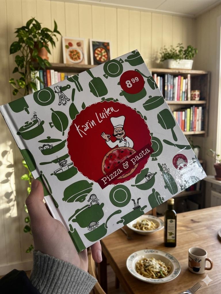 Kookboek Karin Luiten Pizza & Pasta, Ophalen of Verzenden, Gelezen, Italië, Hoofdgerechten