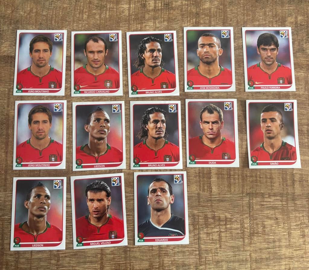 Panini WK 2010 Portugal Stickers, Verzamelen, Ophalen of Verzenden, Zo goed als nieuw, Buitenlandse clubs, Poster, Plaatje of Sticker