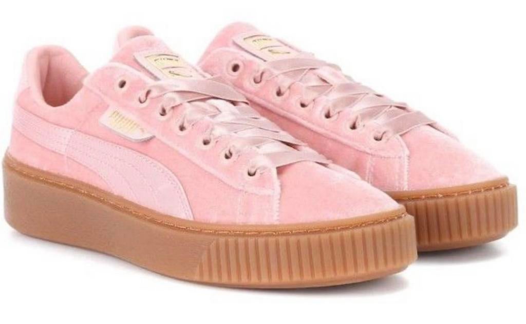 Puma roze velvet gympen mt 41 NIEUW, Puma, Nieuw, Ophalen of Verzenden, Sneakers of Gympen