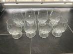 Set van 8 vintage geslepen kristallen cognacglazen, Ophalen of Verzenden, Zo goed als nieuw, Overige typen
