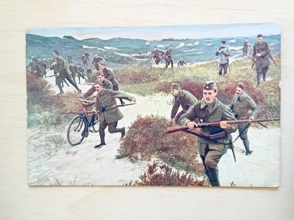 Ansichtkaart Militair, Verzamelen, Militaria | Algemeen, Ophalen of Verzenden, Landmacht, Nederland, Foto of Poster