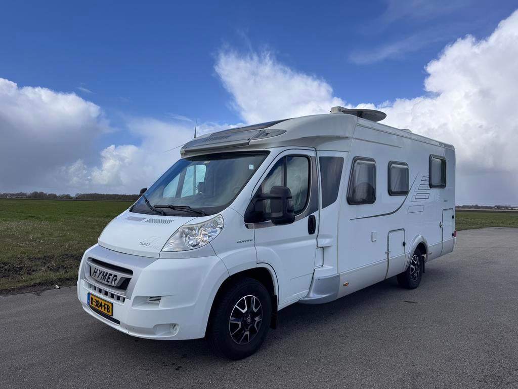 Hymer T698 CL Bianco Queensbed|Level Systeem|Camera|Oven|VOL, Caravans en Kamperen, Campers, Integraal, Fiat, Hymer, 7 tot 8 meter
