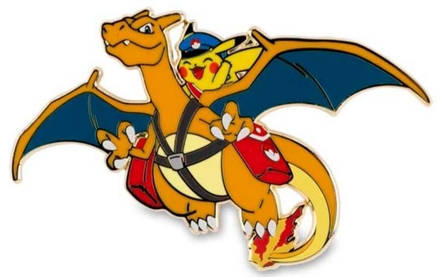 Pokémon Pin: Special Delivery Charizard & Pikachu GRATIS TAS, Ophalen of Verzenden, Nieuw, Overige typen, Foil