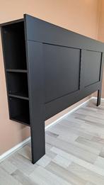 Brimnes Hoofdbord 180 zwart, Huis en Inrichting, Ophalen, Zwart, Tweepersoons, Zo goed als nieuw