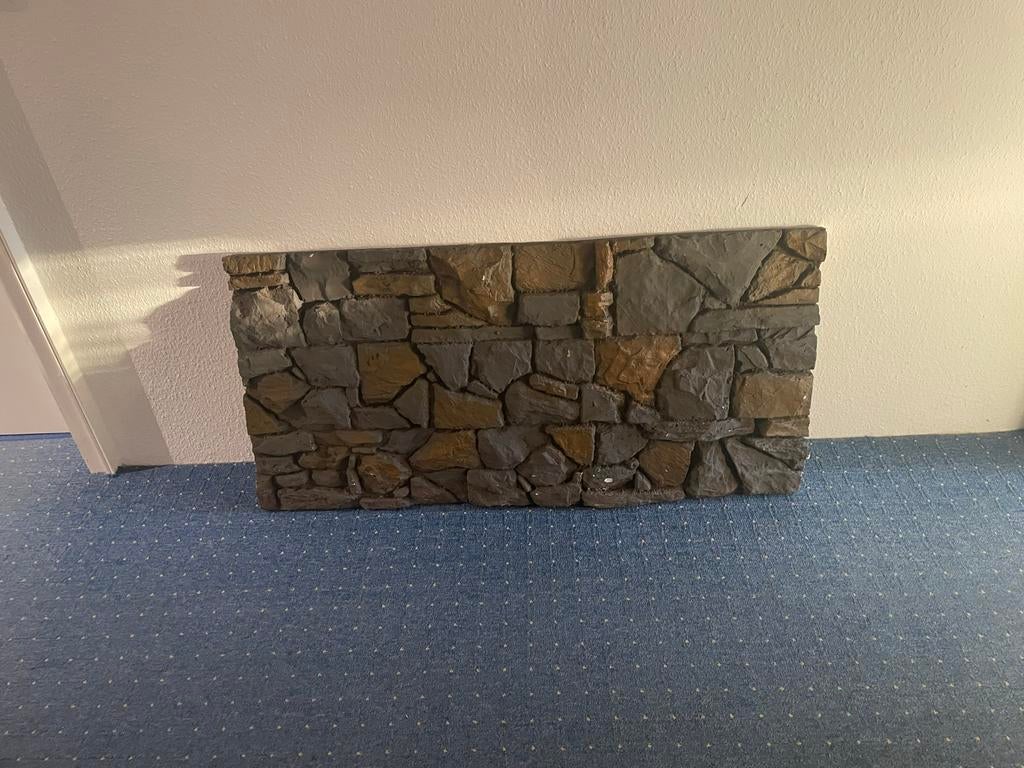 Achterwand terrarium. 3D Rotsmotief 120 x 60 cm, Ophalen, Gebruikt, Terrarium of Paludarium