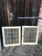 2 glas in lood ramen, Antiek en Kunst, Ophalen