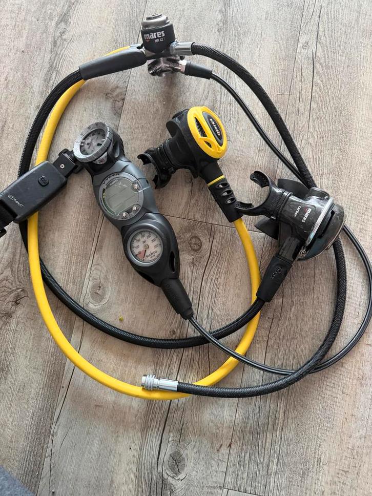 Mares ademautomaat set met Suunto Vyper, Watersport en Boten, Duiken, Gebruikt, Overige typen, Ophalen