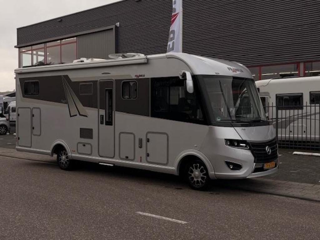 Frankia Platin I 7900 GD Autom TV 2xAirco Levelsys. 4xpaneel, Chemisch toilet, Bedrijf, Diesel, Koelkast