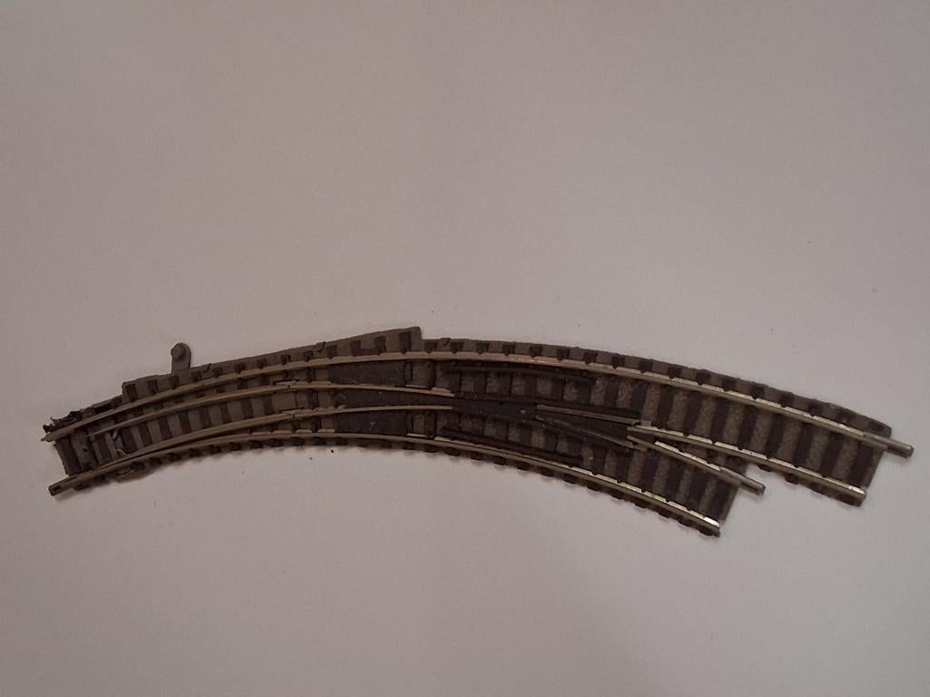 Set van 2 fleischmann bocht wissels N-spoor, Hobby en Vrije tijd, Modeltreinen | N-Spoor, Gebruikt, Gelijkstroom, Fleischmann