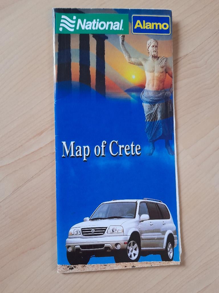 KAART VAN KRETA, Ophalen of Verzenden, Zo goed als nieuw