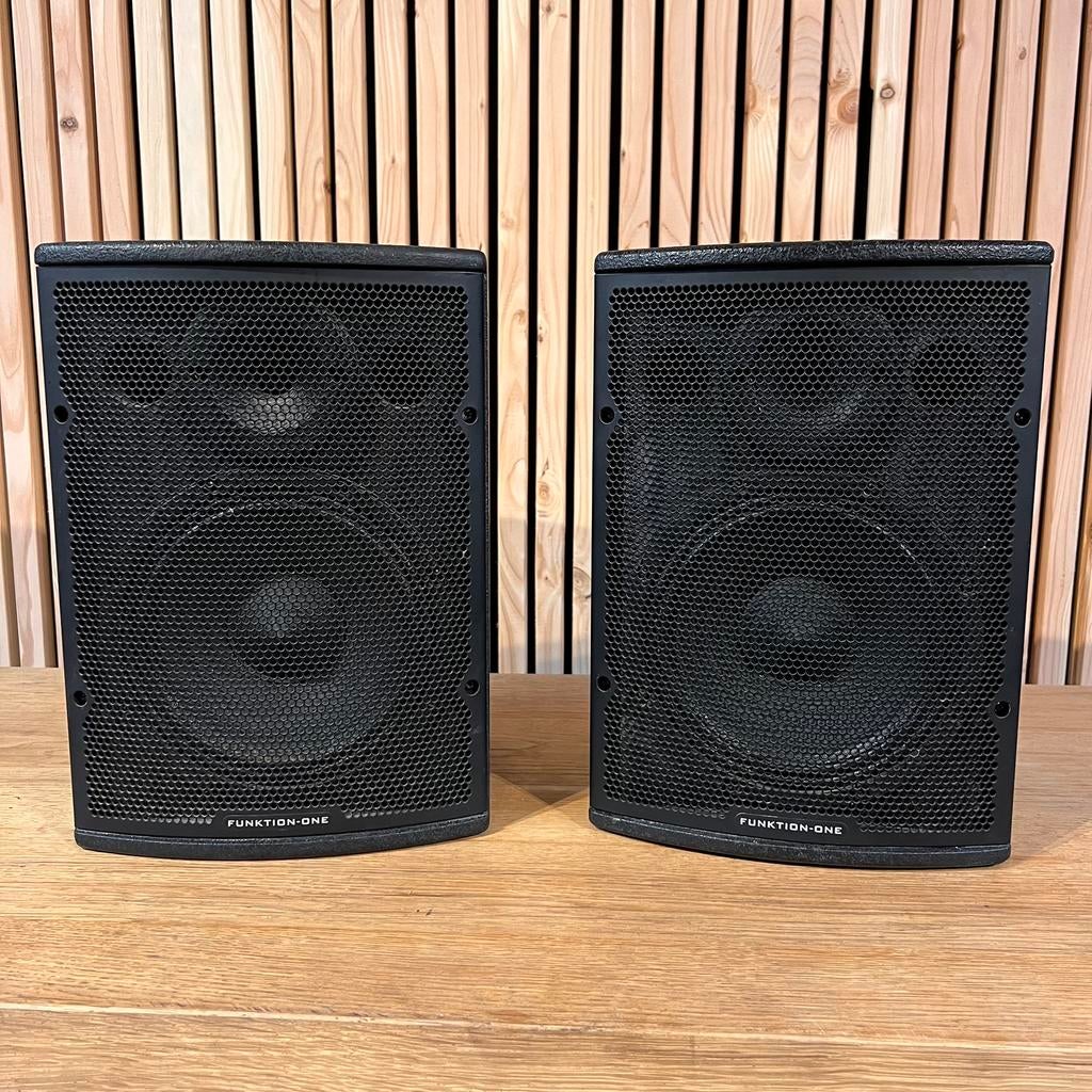 Funktion One F81 luidsprekers, Audio, Tv en Foto, Luidsprekers, Zo goed als nieuw, 120 watt of meer, Front, Rear of Stereo speakers