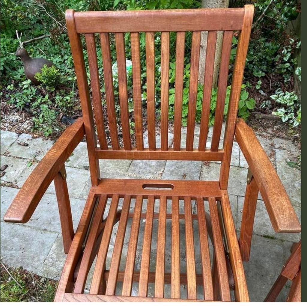 Gloster teak tuinstoel(en) GEZOCHT, Ophalen, Zo goed als nieuw, Teakhout