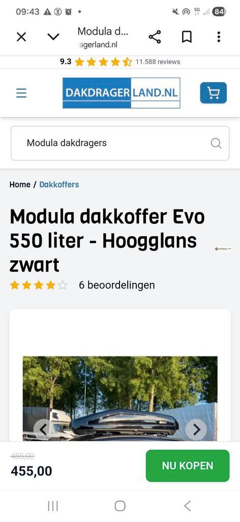 Dakkoffer+Dakdragers compleet (sleutels - Zo goed als nieuw!, Auto diversen, Dakkoffers, Zo goed als nieuw, Ophalen of Verzenden