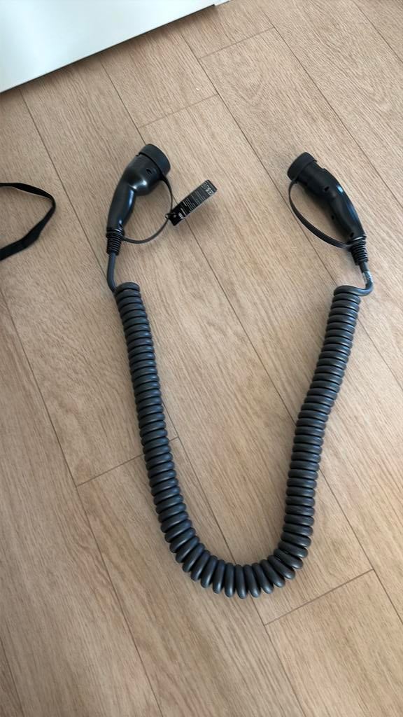 Ratio EV Laadkabel - Type 2 naar Type 2 - Spiraal, Auto diversen, Laadpalen, Nieuw, Laadkabel, Ophalen of Verzenden