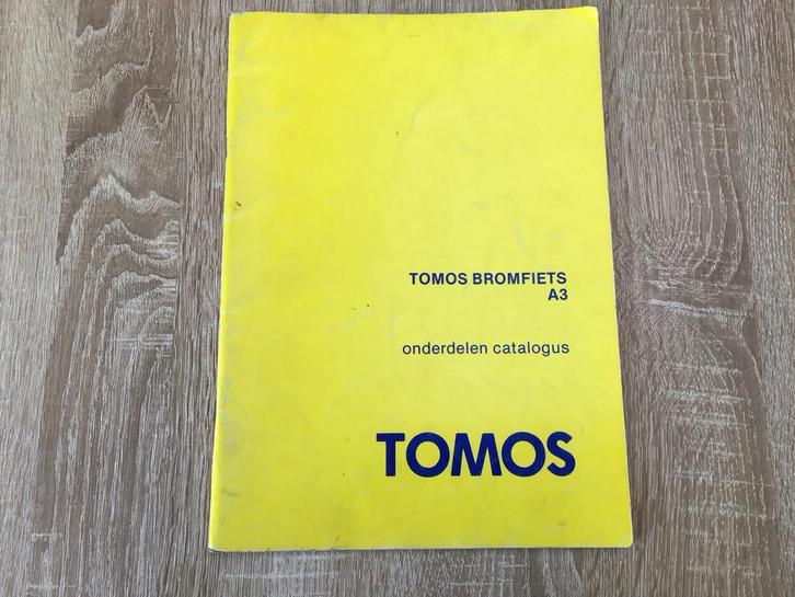 Tomos A3 Onderdelencatalogus - Dealerboek Oudere Modellen, Fietsen en Brommers, Brommers | Toebehoren, Gebruikt, Overige typen