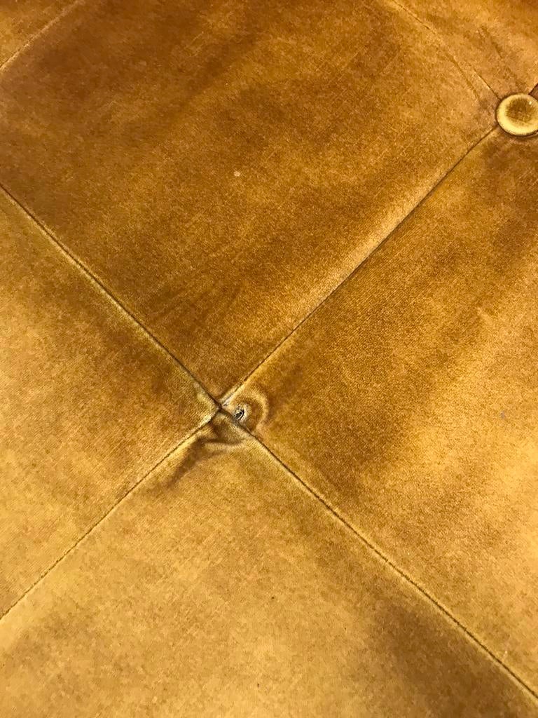 Oker gouden bank 3/4 zits, Ophalen of Verzenden