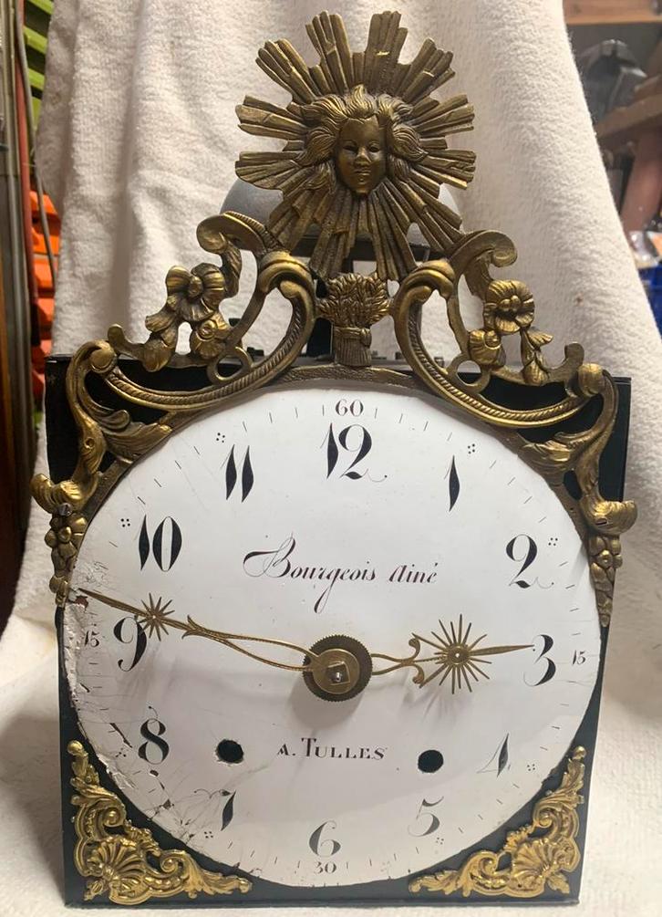 Comtoise Zon Arabische cijfering, Antiek en Kunst, Antiek | Klokken, Ophalen of Verzenden