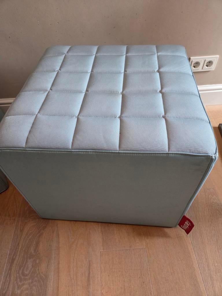 Fatboy Poef 2 maal, Huis en Inrichting, Banken | Voetenbanken en Poefen, Kunststof, Gebruikt, Ophalen of Verzenden, 50 tot 75 cm