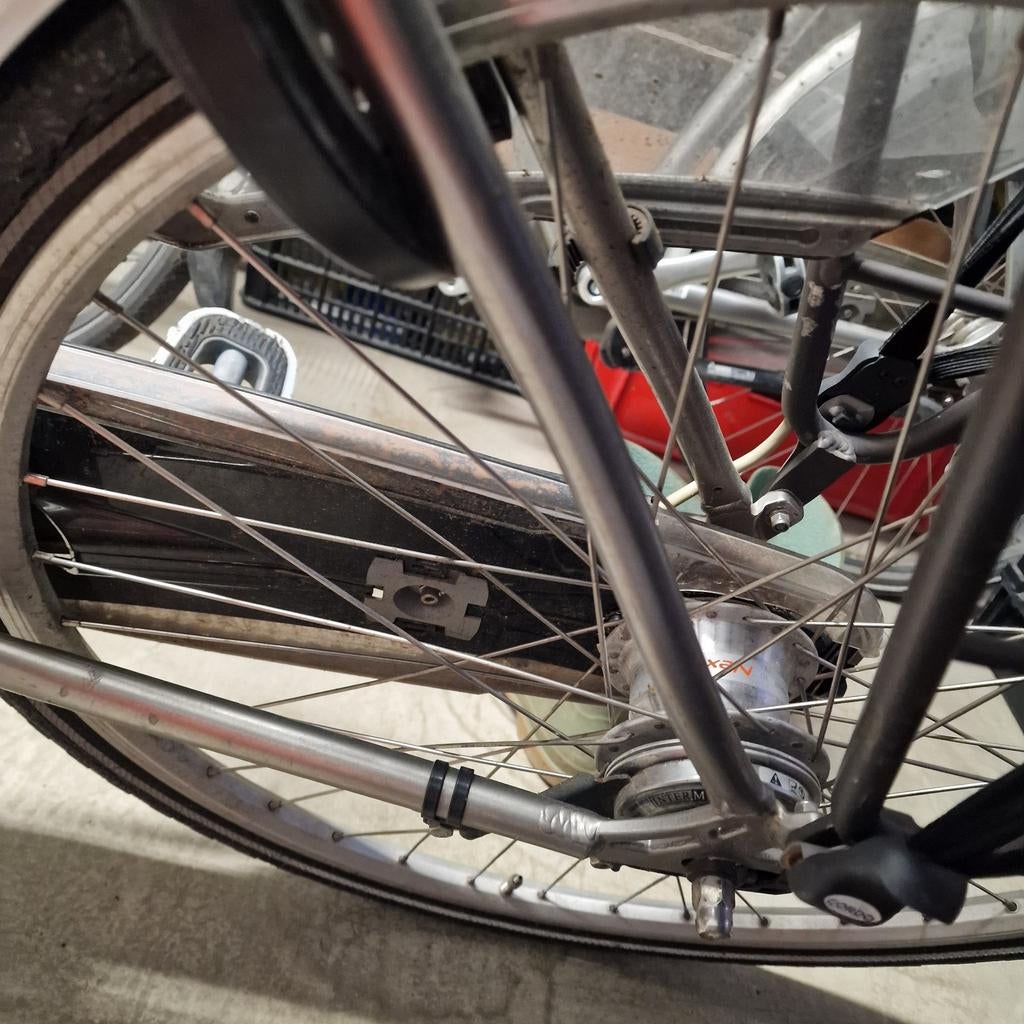 Achterwiel 28 inch shimano nexus 7 speed, Fietsen en Brommers, Fietsonderdelen, Ophalen, Band