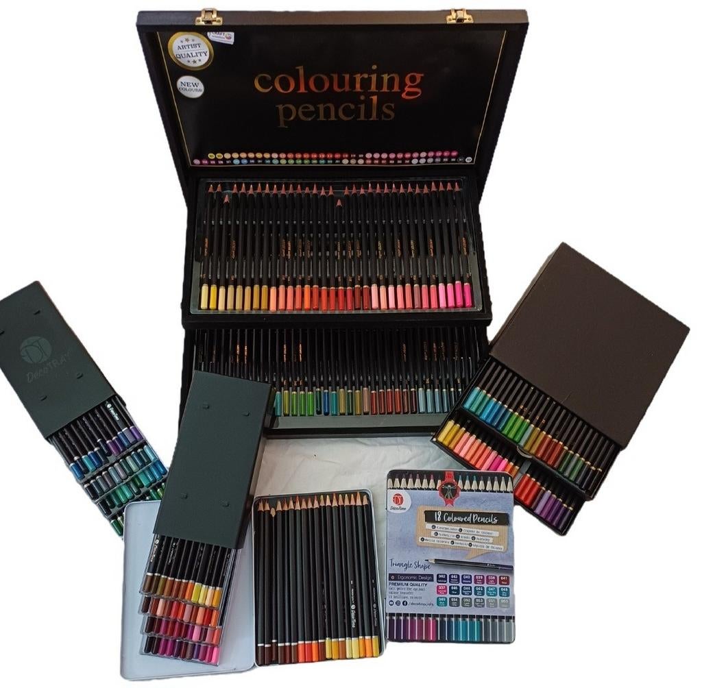 Potloden tekenset, Ophalen, Zo goed als nieuw, Potlood of Stift