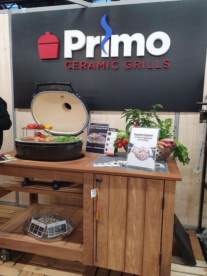 buitenkeuken/bbq tafel voor jou kamado, Houtskool, Nieuw, Ophalen of Verzenden, Houtslagers