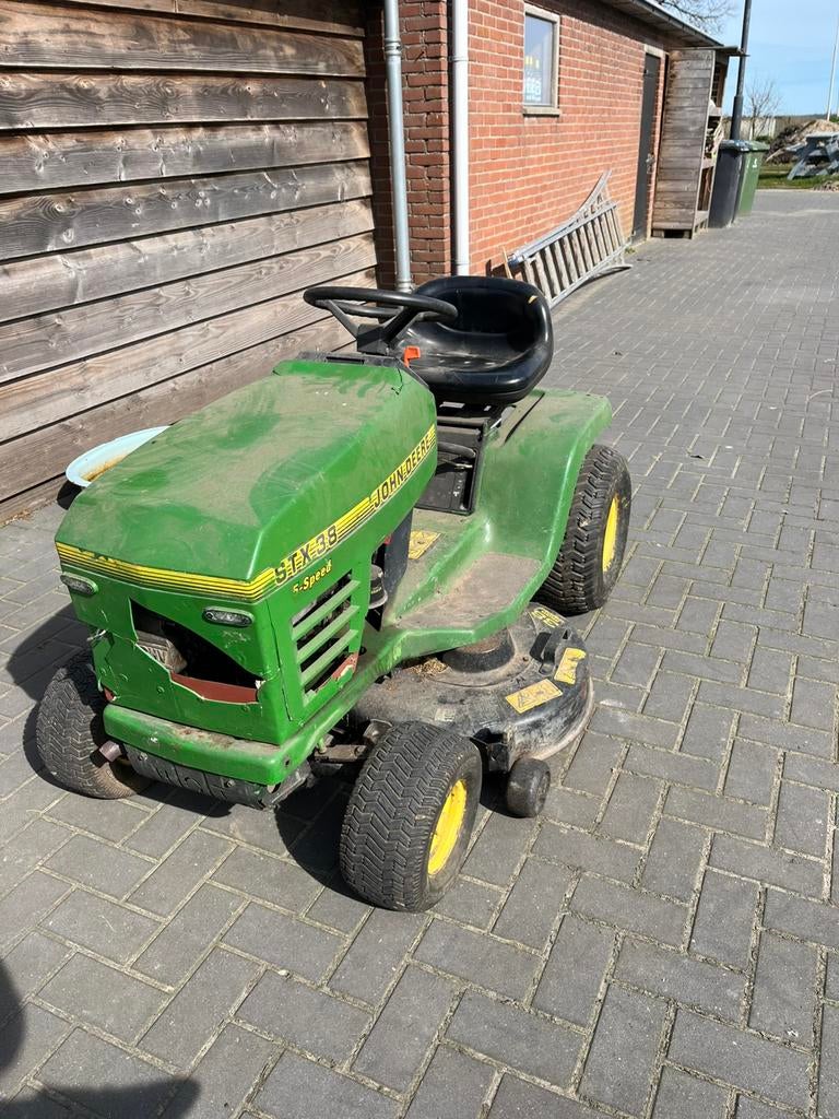 John Deere stx 38, Ophalen, Gebruikt